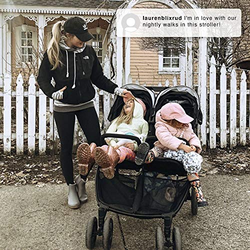 Jeep Destination Ultralight Side x Side Stroller - Midnight