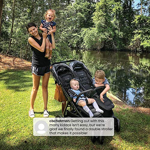 Jeep Destination Ultralight Side x Side Stroller - Midnight