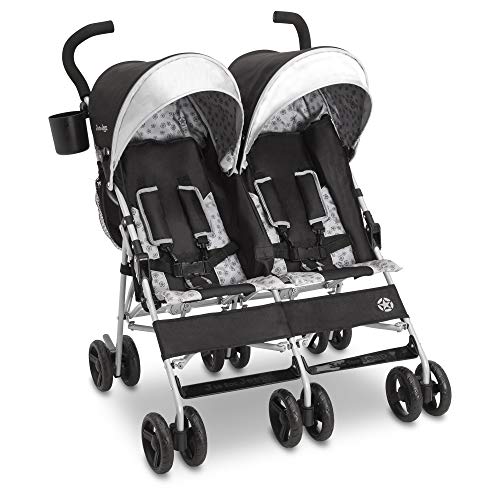 Jeep Scout Double Stroller in Charcoal Galaxy