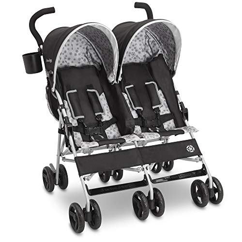 Jeep Scout Double Stroller in Charcoal Galaxy