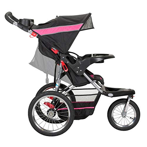 Bubble Gum Baby Trend Expedition Jogger Stroller