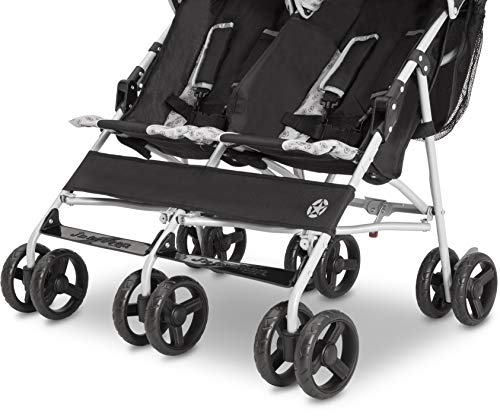 Jeep Scout Double Stroller in Charcoal Galaxy