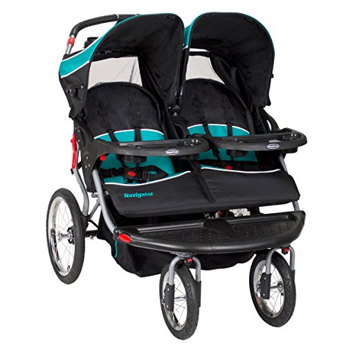 Baby Trend Navigator Double Jogger Stroller in Tropic
