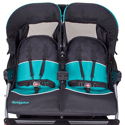 Baby Trend Navigator Double Jogger Stroller in Tropic
