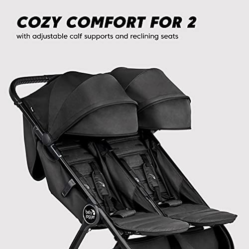 Compact & Sleek Twin Stroller for Growing Kids