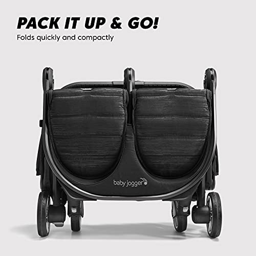 Compact & Sleek Twin Stroller for Growing Kids