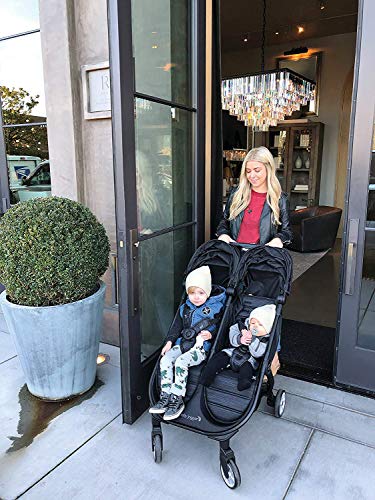 Compact & Sleek Twin Stroller for Growing Kids