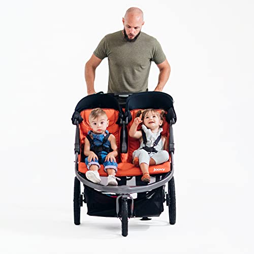 Joovy Zoom X2 Double Jogging Stroller, Paprika