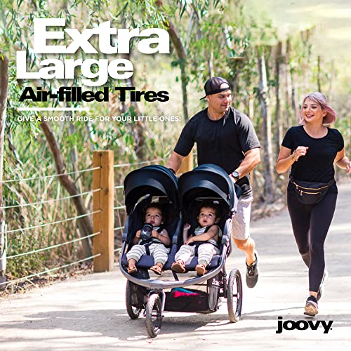 Joovy Zoom X2 Double Jogging Stroller, Paprika