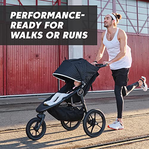Baby Jogger Summit X3 3-Wheel Jogging Stroller - Midnight Black