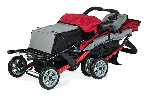 2020 Red Trio Sport Triple Tandem Stroller