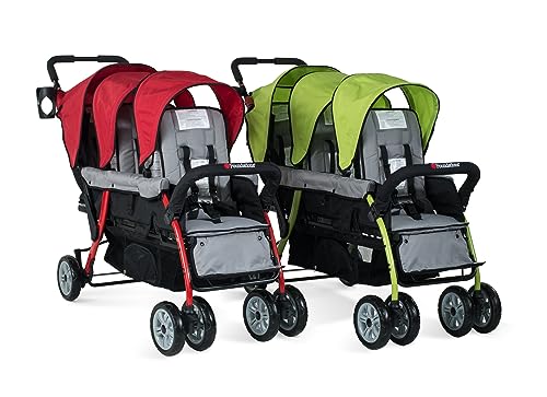 2020 Red Trio Sport Triple Tandem Stroller