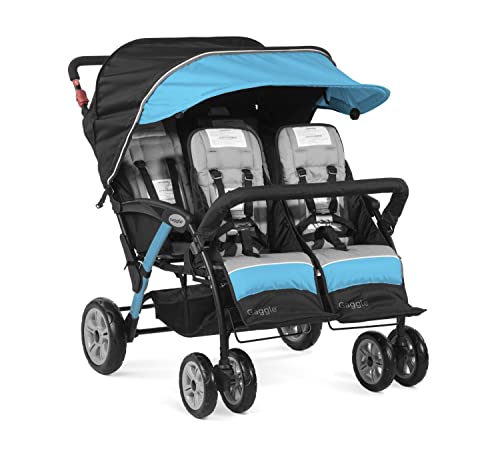 Foundations Compass 4 Seat Quad Stroller with UV Protection and Safety Harness