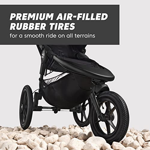 Baby Jogger Summit X3 3-Wheel Jogging Stroller - Midnight Black