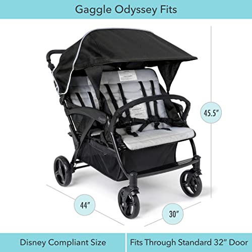 Foundations Odyssey 4 Seat Quad Stroller with Canopy
