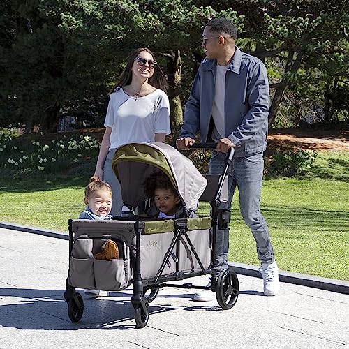 Jeep All-Terrain Stroller Wagon - Canopy, Organizer, Snack Tray
