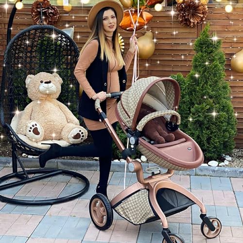 Hot Mom Baby Stroller: Adjustable Seat Height, Reversible