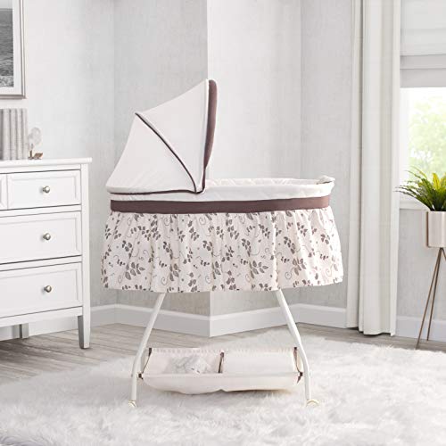 Delta Children Deluxe Sweet Beginnings Bedside Bassinet - Falling Leaves