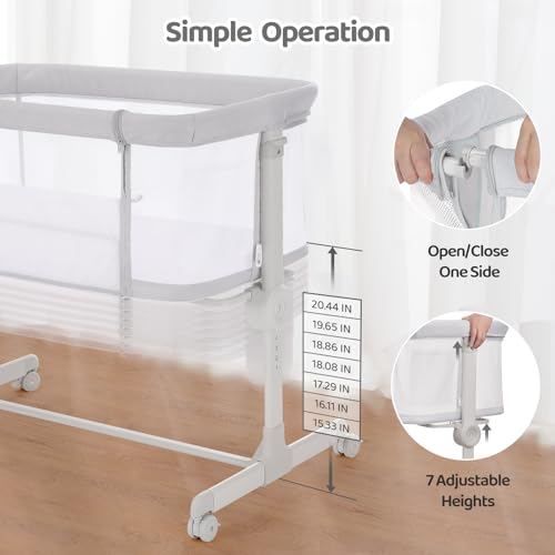 Ezebaby Portable Bedside Sleeper for Newborn Baby