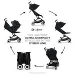 Cybex Libelle Lightweight Travel Stroller - Magic Black