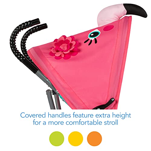 Cosco Character Umbrella Stroller, Pink Flamingo Fold Compact