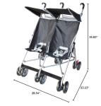 AmorosO Twin Lightweight Double Umbrella Stroller | Camouflage