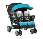 Foundations Compass 4 Seat Quad Stroller with UV Protection and Safety Harness
