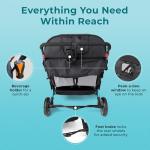 Foundations Compass 4 Seat Quad Stroller with UV Protection and Safety Harness