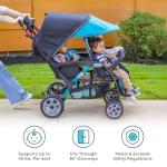 Foundations Compass 4 Seat Quad Stroller with UV Protection and Safety Harness