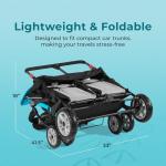 Foundations Compass 4 Seat Quad Stroller with UV Protection and Safety Harness