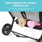 Foundations Compass 4 Seat Quad Stroller with UV Protection and Safety Harness