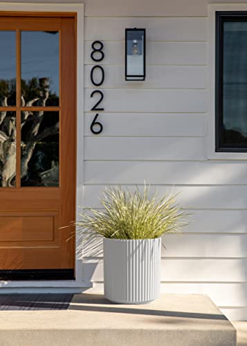 Veradek Demi Series Round Planter: Modern Tall Plant Decor