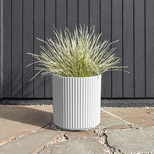 Veradek Demi Series Round Planter: Modern Tall Plant Decor