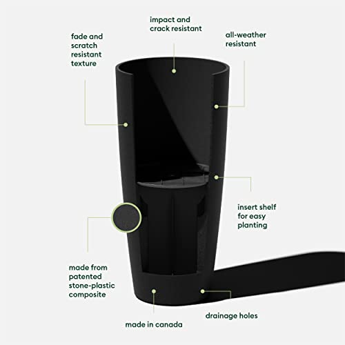 Veradek Mason Series Vega Round Tall Planter