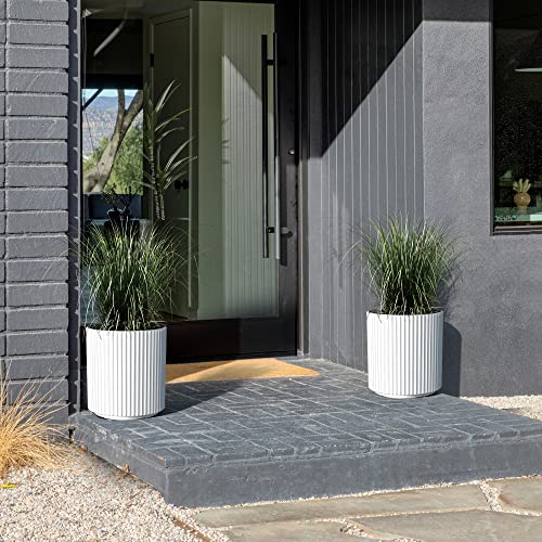 Veradek Demi Series Round Planter: Modern Tall Plant Decor