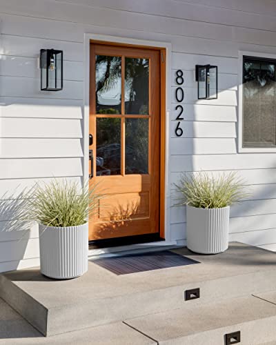 Veradek Demi Series Round Planter: Modern Tall Plant Decor