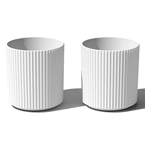 Veradek Demi Series Round Planter: Modern Tall Plant Decor