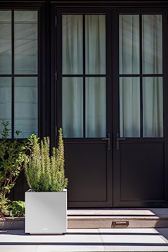 Large Square Plastic Planter for Indoor/Outdoor Use