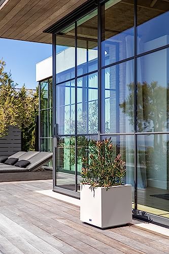 Large Square Plastic Planter for Indoor/Outdoor Use