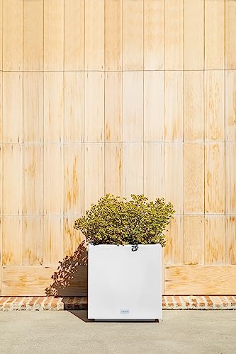 Large Square Plastic Planter for Indoor/Outdoor Use