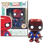 Funko Pop! Vinyl Marvel #03 Spider-Man Figure - Metallic SDCC Exclusive