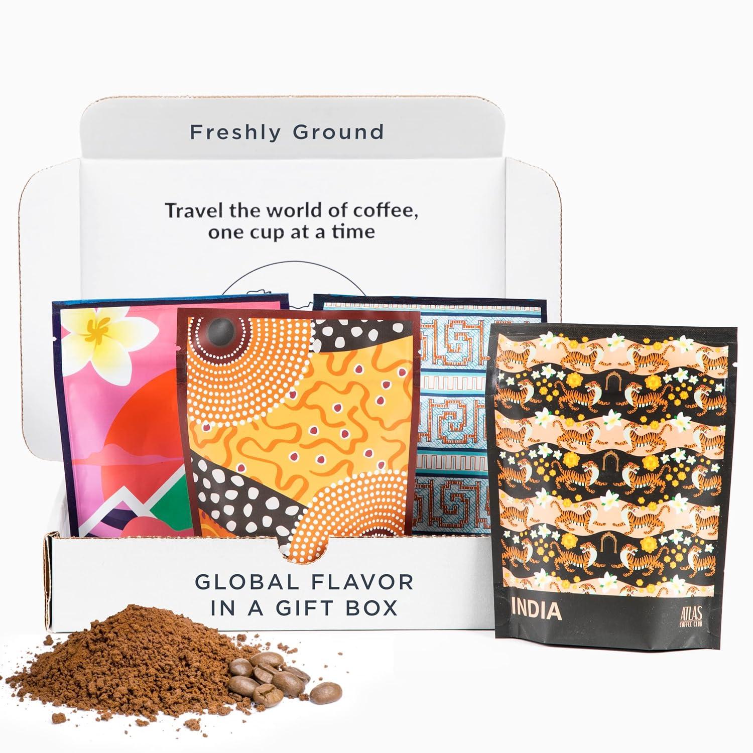 Ground Atlas Coffee Club Global Sampler - 4-Pack Variety