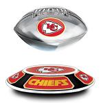 Kansas City Chiefs Levitating Football Sculpture