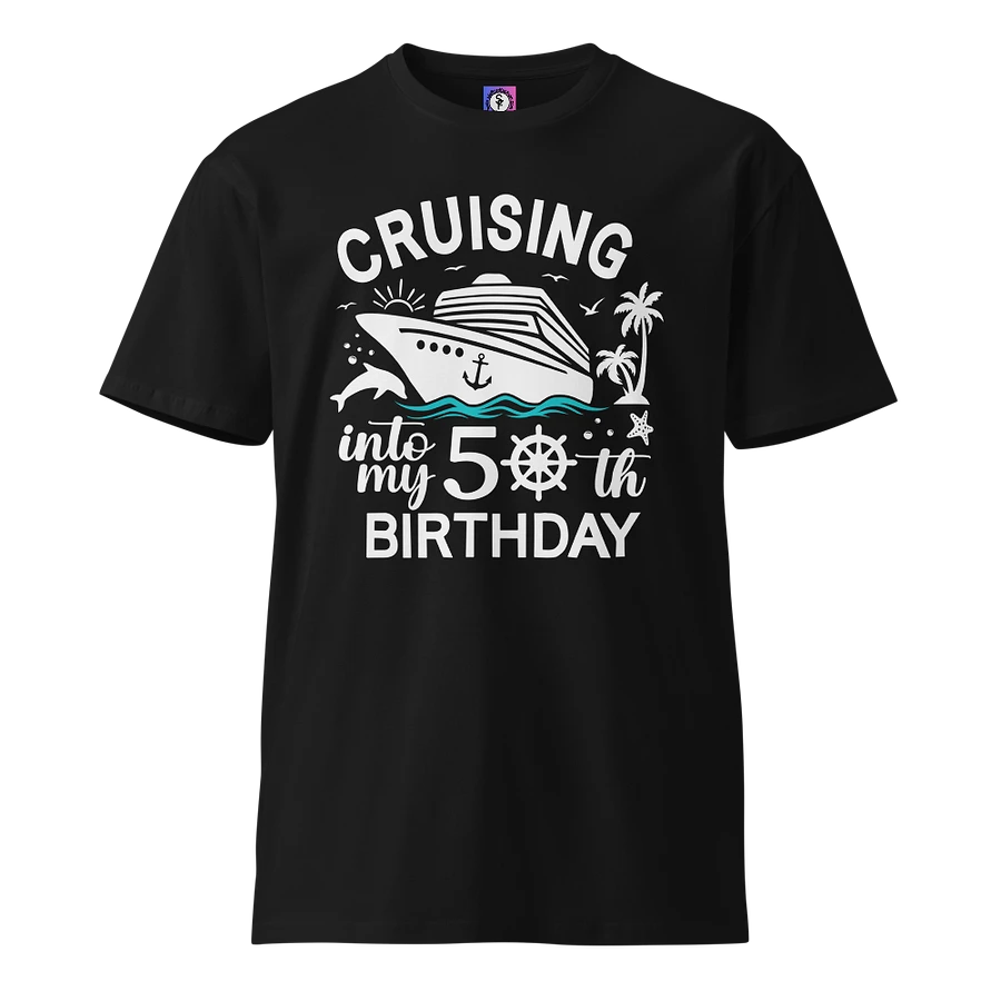 Cruising Into My 50th Birthday Premium Unisex T-shirt