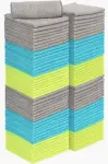 AIDEA 100PK Lint-Free Microfiber Cleaning Cloths
