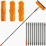 2-in-1 Telescopic Window Squeegee Cleaner