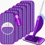 Reusable Mop Pads for Swiffer WetJet - 6 Pack