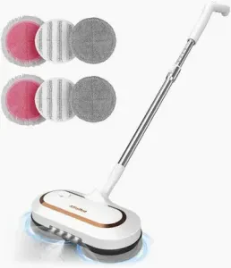 AlfaBot Cordless Electric Mop with Dual Spin Action