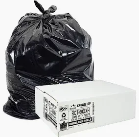 Heavy Duty 55 Gallon Trash Bags - 50 Pack