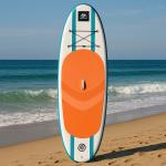 Roc Inflatable Stand Up Paddle Boards with Premium SUP Paddle Board Accessories, Wide Stable Design, Non-Slip Comfort Deck for Youth & Adults (Aqua)